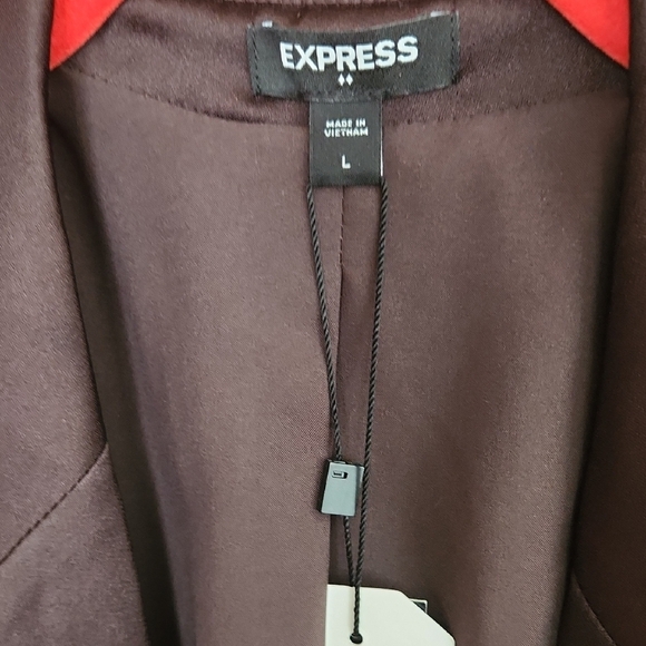 Women's Brown Blazer by Express - Picture 2 of 3